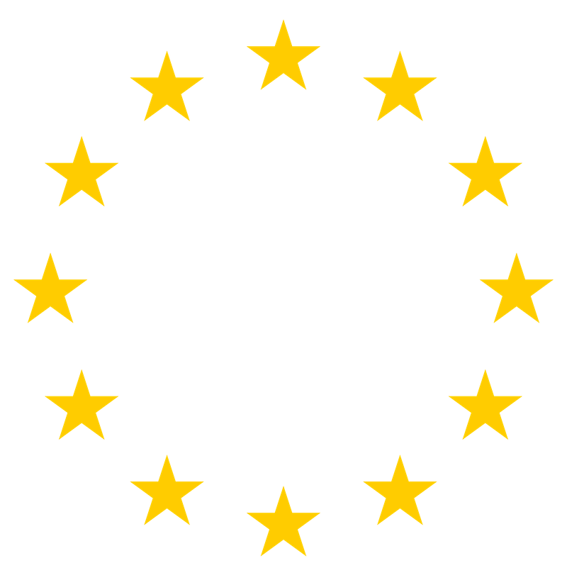 Cirkel van EU-sterren voor Europese privacy en gegevensbescherming