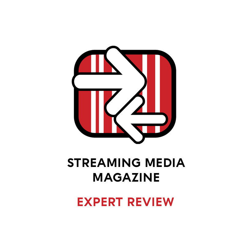 Streaming Media Magazine Expert Review badge