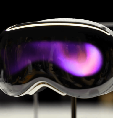 Apple Vision Pro headset, cover for its impact on streaming