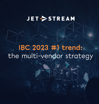 Banner: IBC 2023 number one trend, the multi-vendor strategy