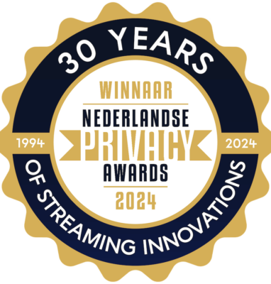 Winner Nederlandse Privacy Awards 2024 badge for Jet-Stream