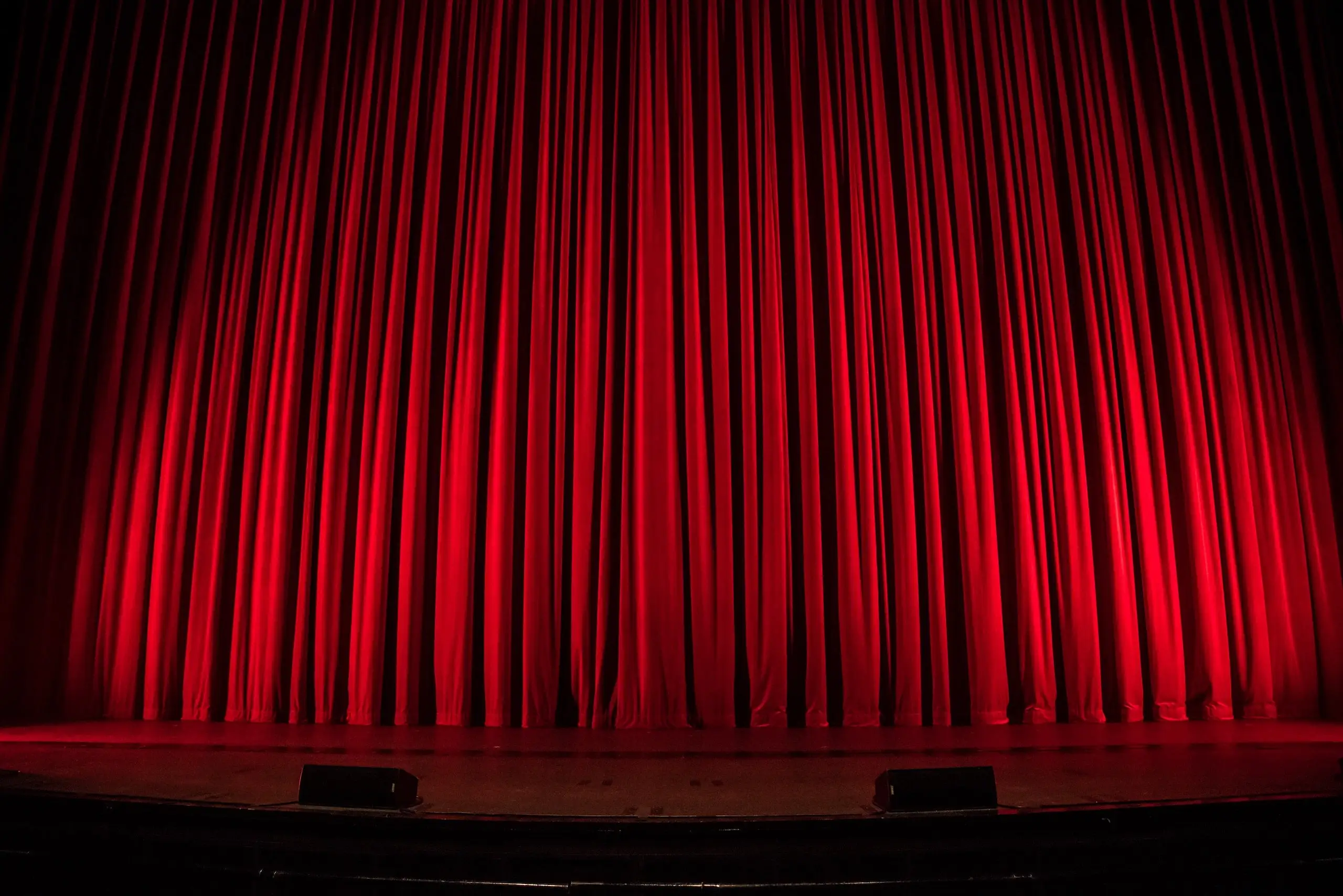 Rood theatergordijn, als illustratie van Privacy Player Pro