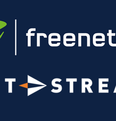 Logo's van freenet TV en Jet-Stream, klantcase voor live OTT in Duitsland